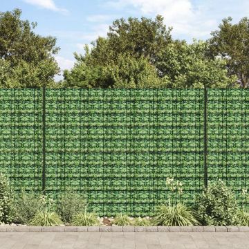 Gossi panouri intimitate gradina, 4 buc., verde, 35x0,19 m, pvc
