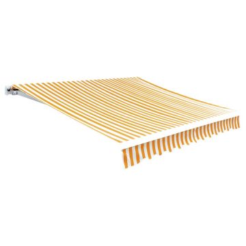 Gossi panza copertina, galben & alb, 6x3 m (cadrul nu este inclus)