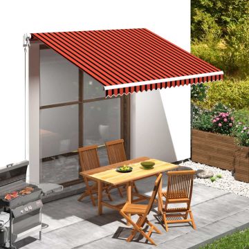 Gossi panza de copertina, portocaliu si maro, 350 x 250 cm
