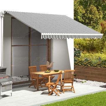 Gossi panza de rezerva copertina, antracit si alb, 4,5x3,5 m