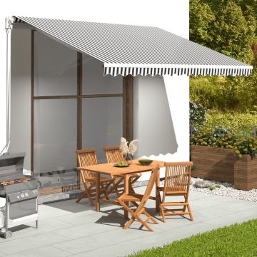 Gossi panza de rezerva copertina, antracit si alb, 4x3 m