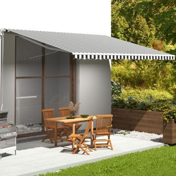 Gossi panza de rezerva copertina, antracit si alb, 5x3,5 m