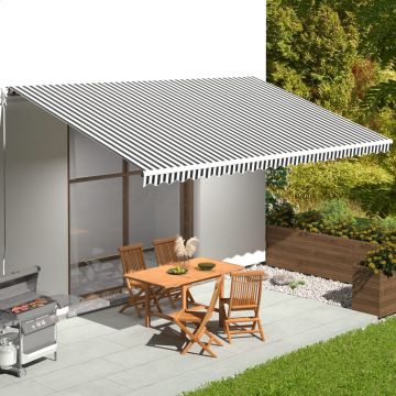 Gossi panza de rezerva copertina, antracit si alb, 6x3,5 m