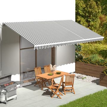Gossi panza de rezerva copertina, antracit si alb, 6x3 m