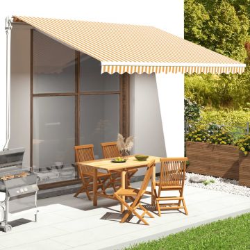 Gossi panza de rezerva copertina, galben si alb, 4,5x3,5 m
