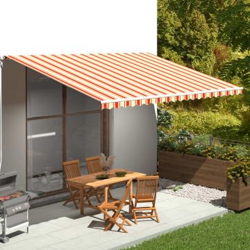 Gossi panza de rezerva copertina, galben si portocaliu, 5x3,5 m