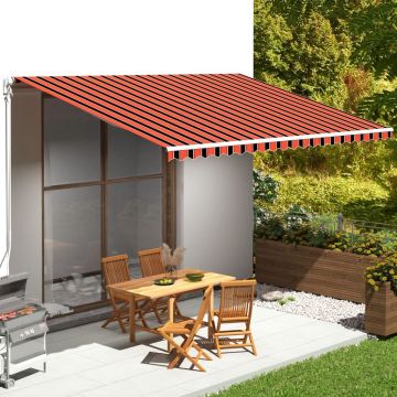 Gossi panza de rezerva copertina, portocaliu si maro, 5x3,5 m
