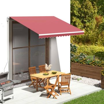 Gossi panza de rezerva pentru copertina, rosu visiniu, 3,5x2,5 m