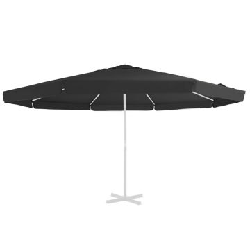 Gossi panza de schimb umbrela de soare de exterior negru 500 cm