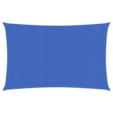 Gossi panza parasolar, albastru dreptunghiular 3x6 m hdpe 160 g/m2