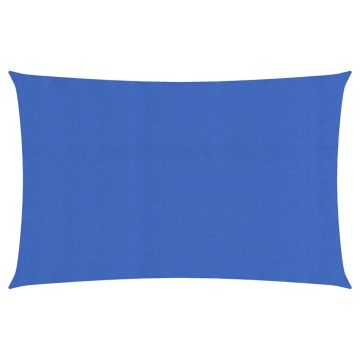 Gossi panza parasolar, albastru dreptunghiular 4x7 m hdpe 160 g/m2
