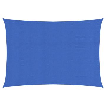 Gossi panza parasolar, albastru dreptunghiular 5x7 m hdpe 160 g/m2