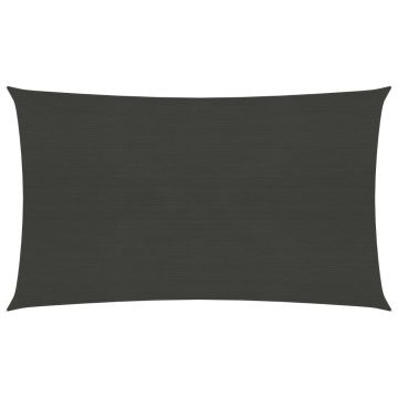 Gossi panza parasolar, antracit, 2 x 5 m, hdpe, 160 g/m2