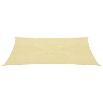 Gossi panza parasolar, bej, 2 x 2 m, hdpe, patrat