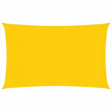 Gossi panza parasolar, galben dreptunghiular 4x6 m, hdpe, 160 g/m2