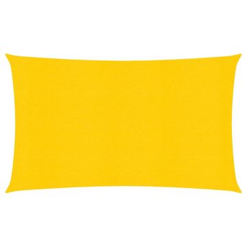 Gossi panza parasolar, galben dreptunghiular 4x7 m, hdpe, 160 g/m2