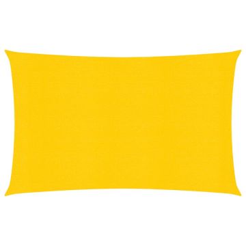 Gossi panza parasolar, galben dreptunghiular 6x8 m, hdpe, 160 g/m2