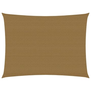 Gossi panza parasolar, gri taupe, 3,5x5 m, hdpe, 160 g/m2