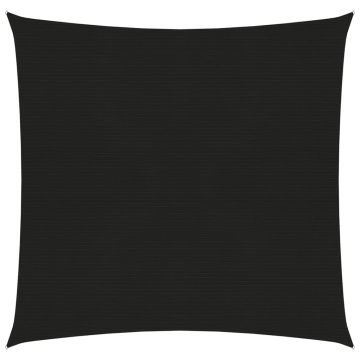 Gossi panza parasolar, negru, 2,5x2,5 m, hdpe, 160 g/m2