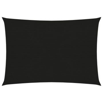 Gossi panza parasolar, negru, 2,5x3,5 m, hdpe, 160 g/m2