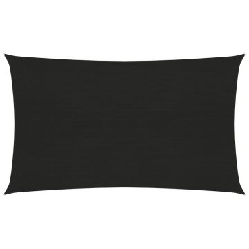 Gossi panza parasolar, negru, 2x5 m, hdpe, 160 g/m2