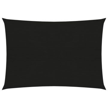 Gossi panza parasolar, negru, 3x4,5 m, hdpe, 160 g/m2