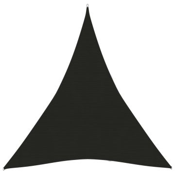 Gossi panza parasolar, negru, 4x5x5 m, hdpe, 160 g/m2