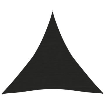 Gossi panza parasolar, negru, 5x5x5 m, hdpe, 160 g/m2