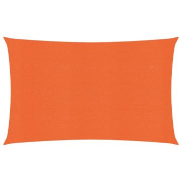 Gossi panza parasolar, portocaliu dreptunghiular 3x5 m hdpe 160 g/m2