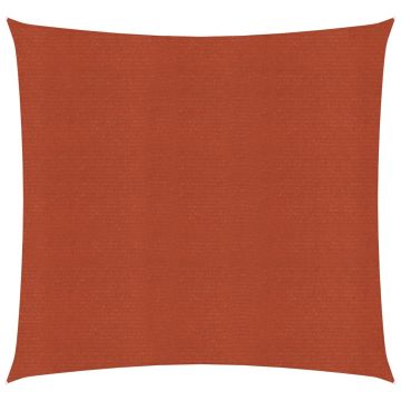 Gossi panza parasolar, teracota, 2,5 x 2,5 m, hdpe, 160 g/m2, patrat