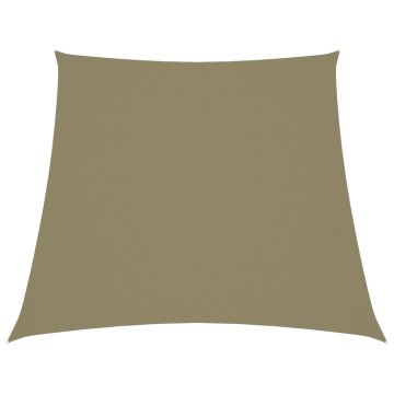 Gossi parasolar, bej, 3/5x4 m, tesatura oxford, trapez