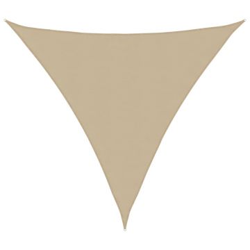 Gossi parasolar, bej, 3x3x3 m, tesatura oxford, triunghiular