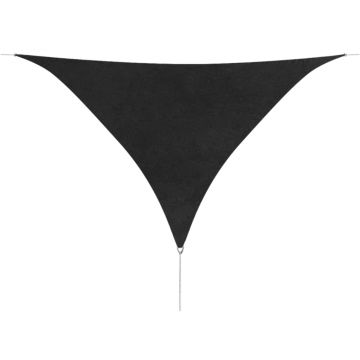 Gossi parasolar din tesatura oxford, triunghiular, 5x5x5 m, antracit