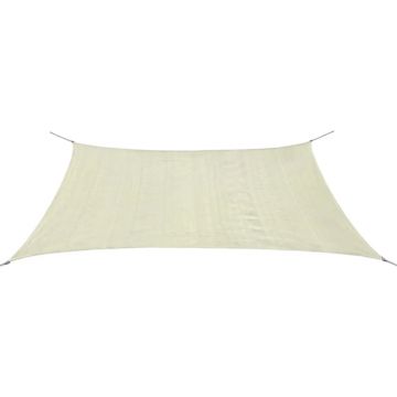Gossi parasolar dreptunghiular din tesut oxford 2 x 4 m, crem