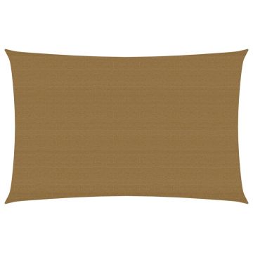 Gossi parasolar, gri taupe, 3x5 m, hdpe, 160 g/m2