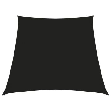 Gossi parasolar, negru, 2/4x3 m, tesatura oxford, trapez