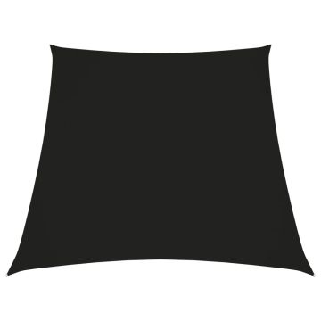 Gossi parasolar, negru, 3/5x4 m, tesatura oxford, trapez
