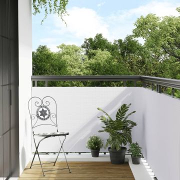 Gossi paravan balcon alb 500x90 cm poly rattan
