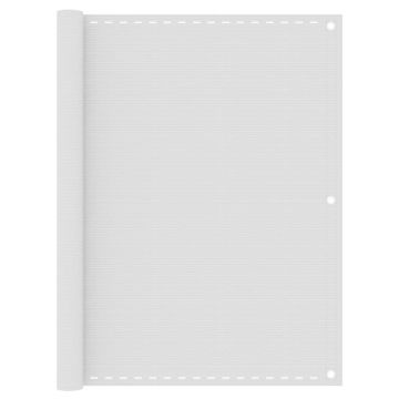 Gossi paravan de balcon, alb, 120x400 cm, hdpe