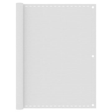 Gossi paravan de balcon, alb, 120x500 cm, hdpe