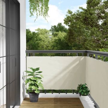 Gossi paravan de balcon, alb, 700x75 cm, pvc