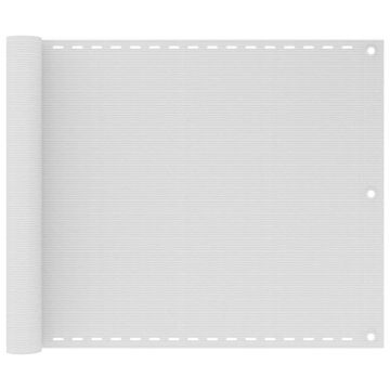 Gossi paravan de balcon, alb, 75x300 cm, hdpe