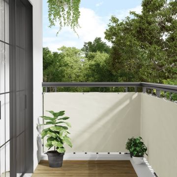 Gossi paravan de balcon, alb, 800x90 cm, pvc