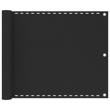 Gossi paravan de balcon, antracit, 75 x 500 cm, hdpe