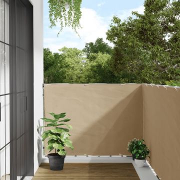 Gossi paravan de balcon, bej, 120x300 cm, tesatura oxford