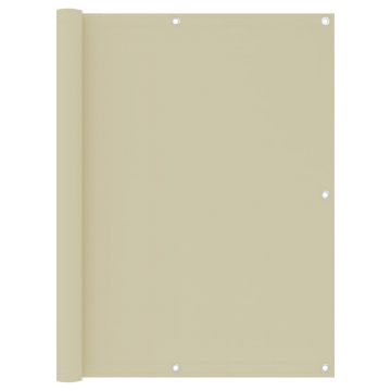 Gossi paravan de balcon, crem, 120 x 300 cm, tesatura oxford
