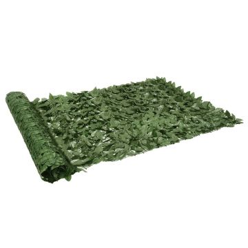 Gossi paravan de balcon, frunze verde inchis, 200x150 cm