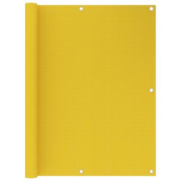 Gossi paravan de balcon, galben, 120 x 600 cm, hdpe