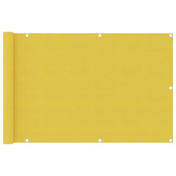 Gossi paravan de balcon, galben, 90 x 400 cm, hdpe