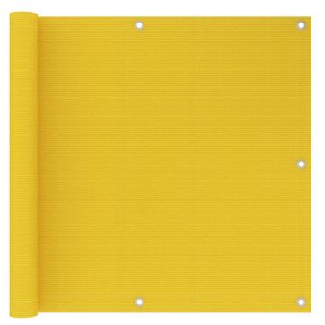 Gossi paravan de balcon, galben, 90x300 cm, hdpe